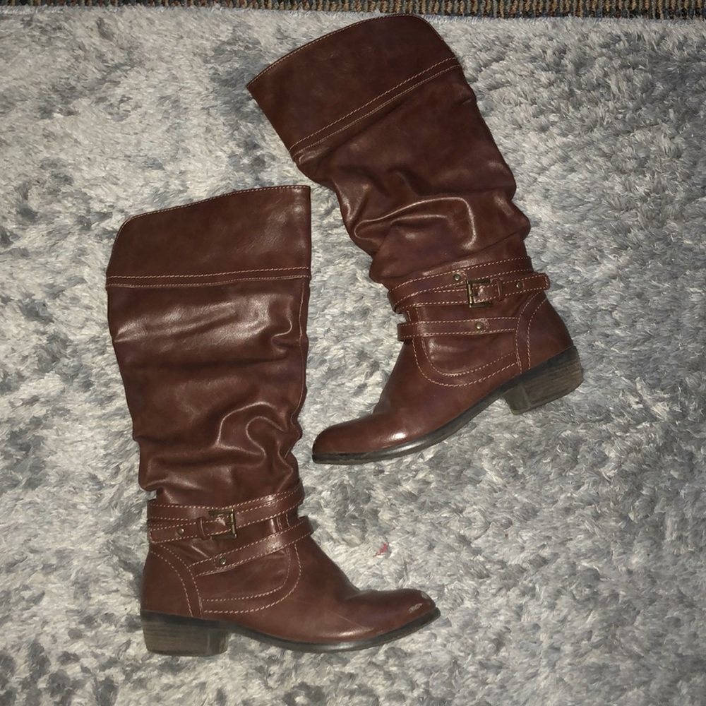 Brown Leather Boots